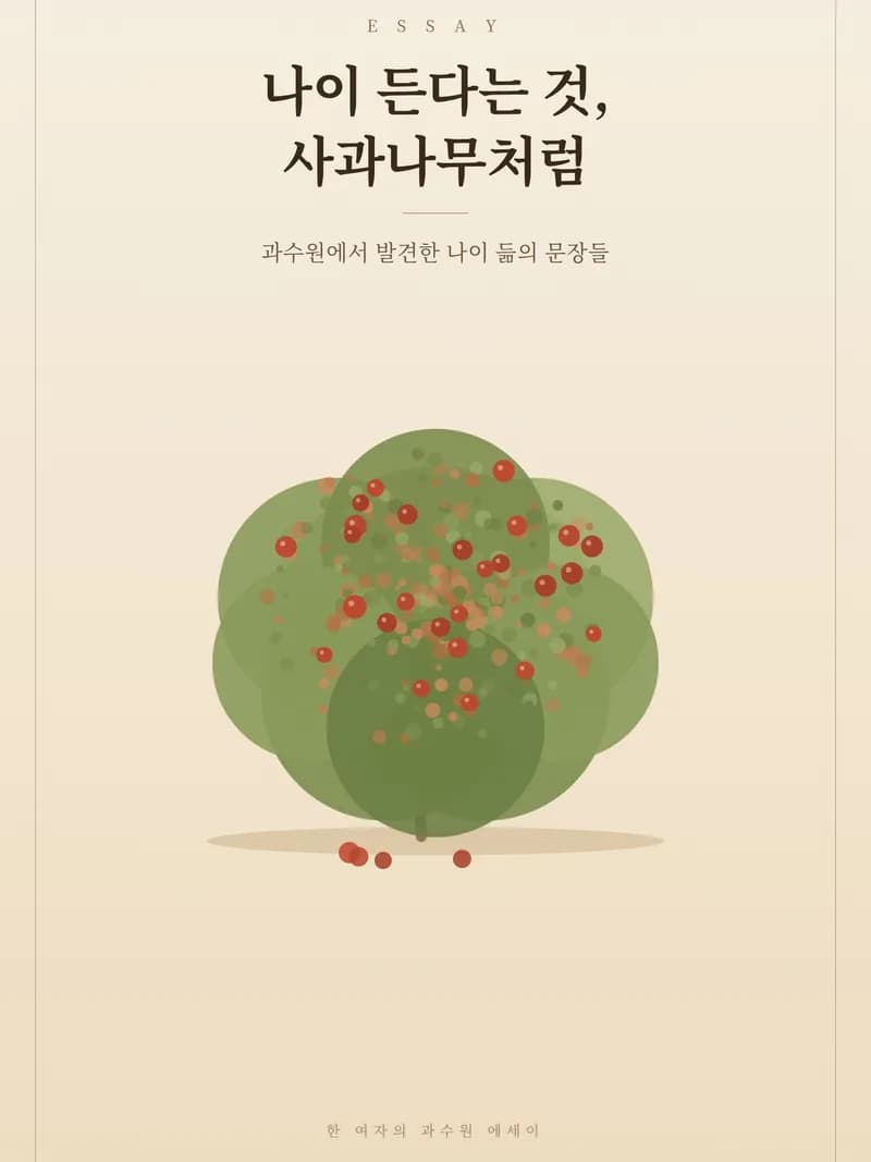 나이 든다는 것은. 사과나무처럼. 표지